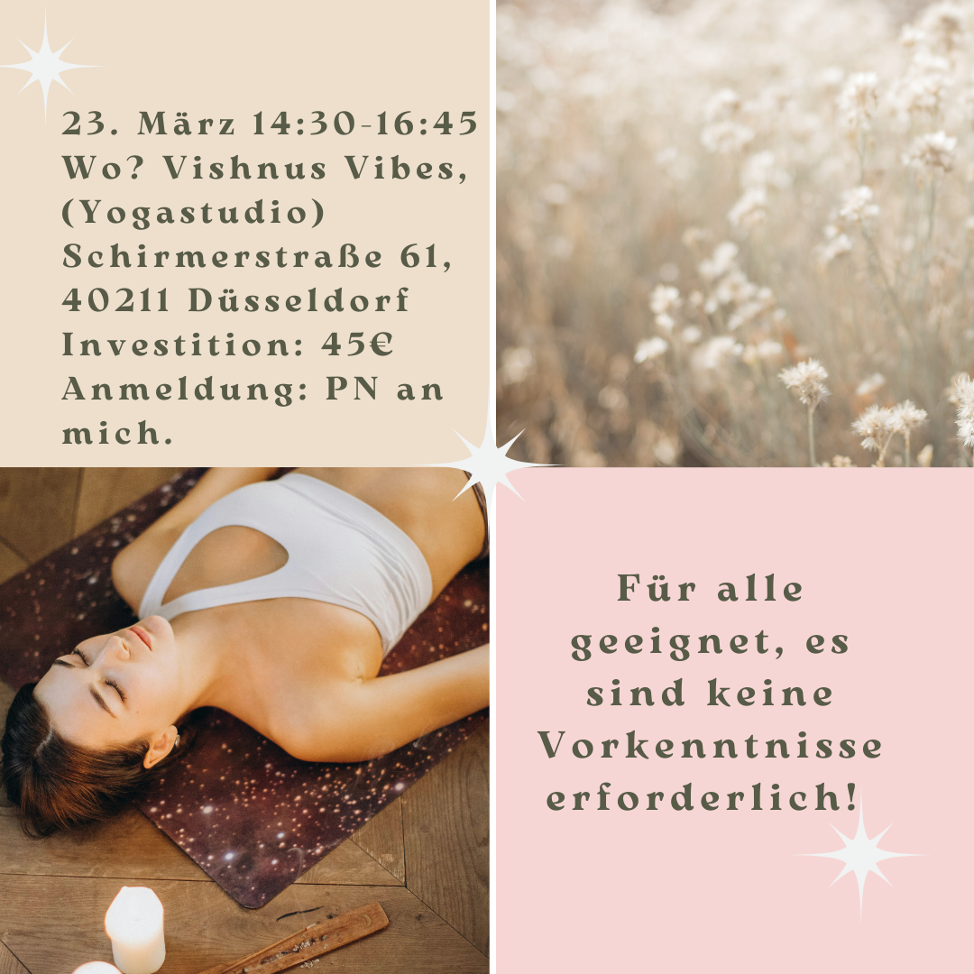 Yogaevent: Workshop Wohlbefinden. Ein Raum für dich: Entspannung und Balance.