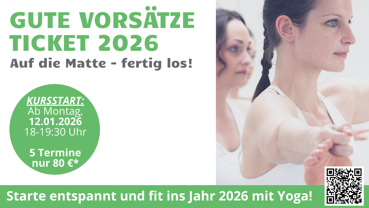Clase de yoga - Yogalehrer:in - Stuttgart - ✨ Starte entspannt ins neue Jahr – mit dem „Gute Vorsätze Ticket“! ✨ 18 Uhr 