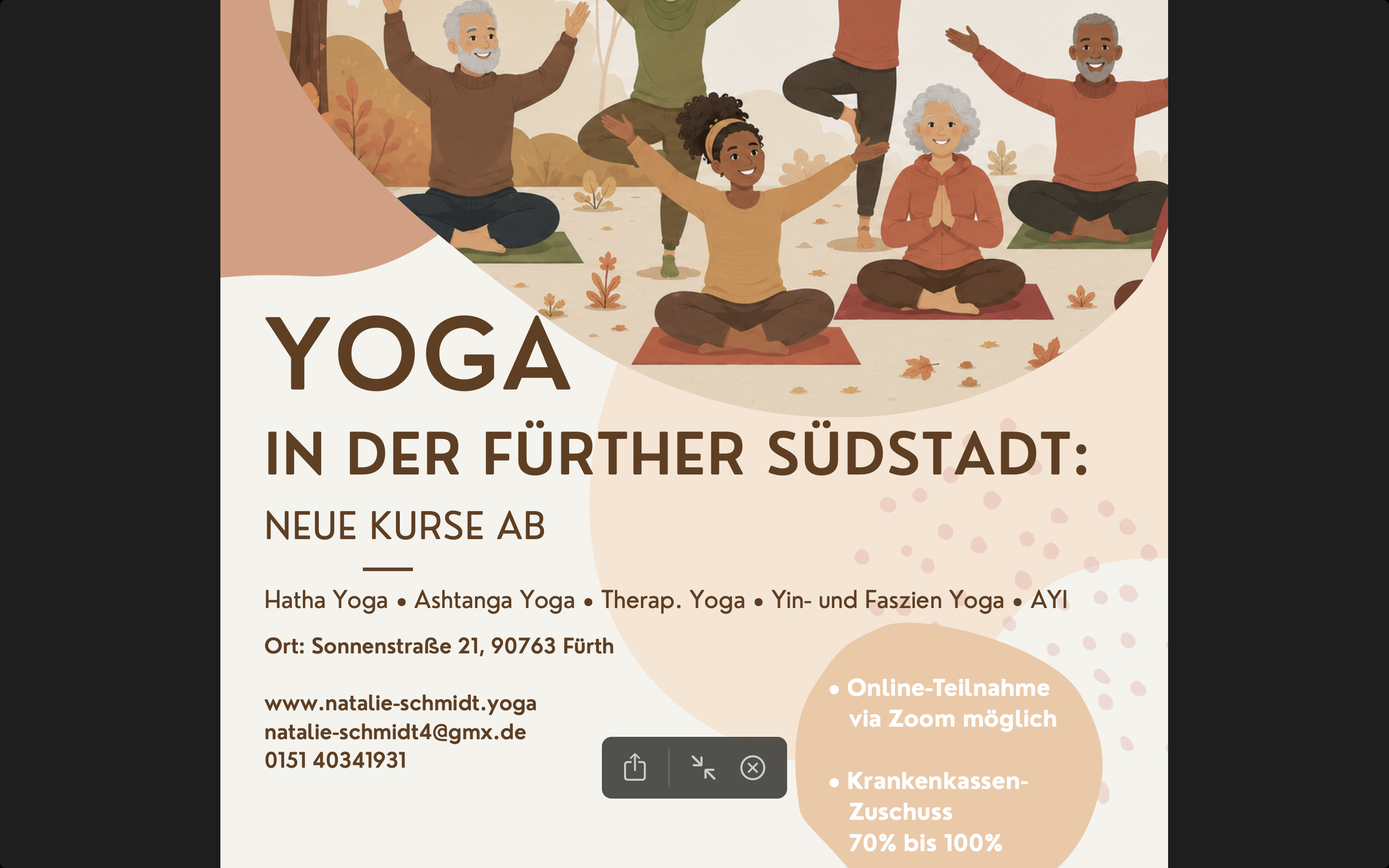 Yoga class - Fürth (Fürth) - Natalie Schmidt- Yoga Distrikt