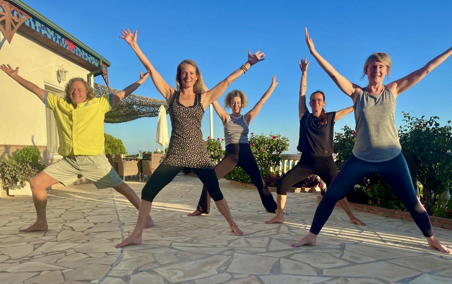 Yogakurs - vorhandenes Yogazubehör: Yogamatten - Yoga-Urlaub in Andalusien - Yoga PLUS Wandern