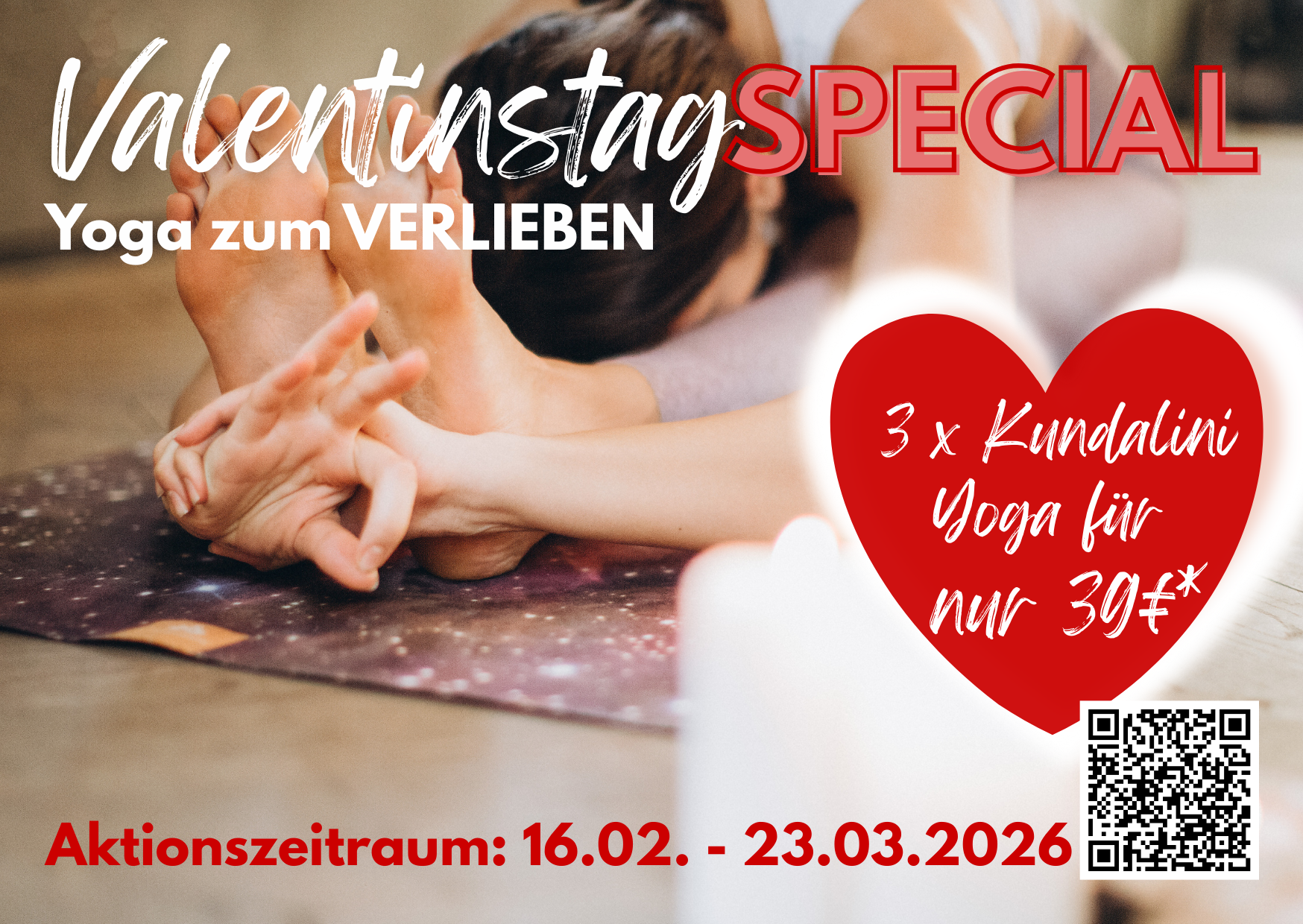 Yogakurs -  ♥️Entdecke mein Valentinstags-Special: YOGA Angebot im HELo Events Hofen  Jenseits von Pralinen & Blumen! 