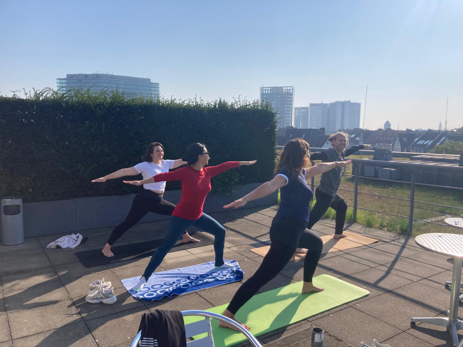 Yoga: Yoga im Gewächshaus