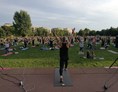 Yoga: Joachim Koch beim Radio Eins Parkfest für Spirit Yoga Berlin - YANG YANG