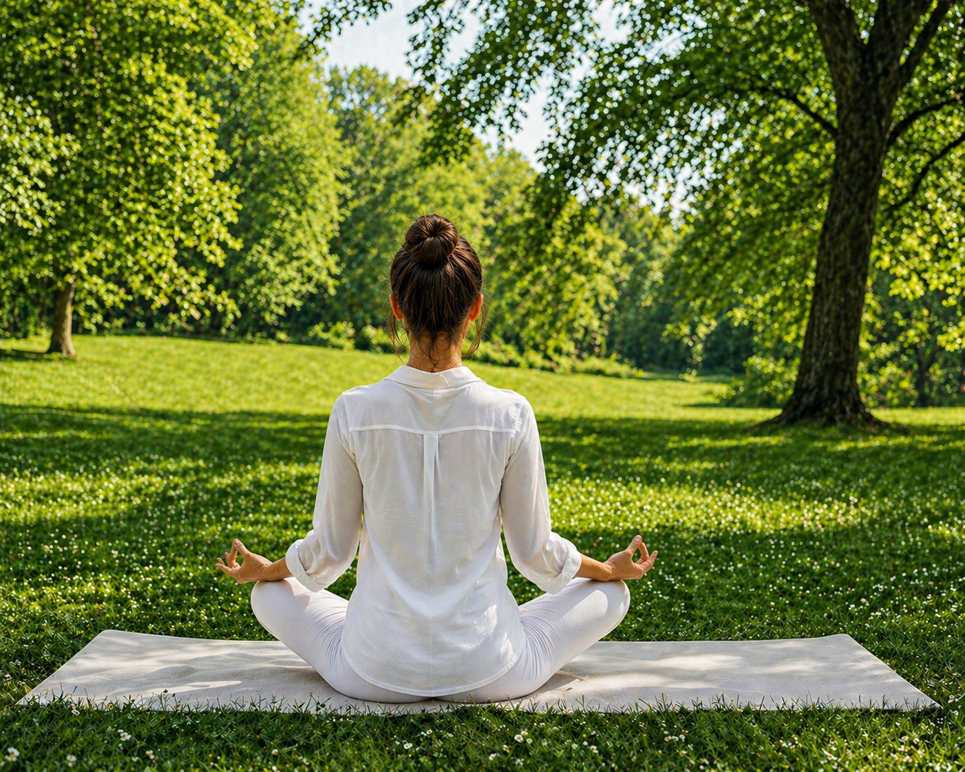 Yoga: Hinweis: Bild wurde mit KI generiert! - Outdoor-Yoga Kornwestheim - Raus in die Natur August 2026