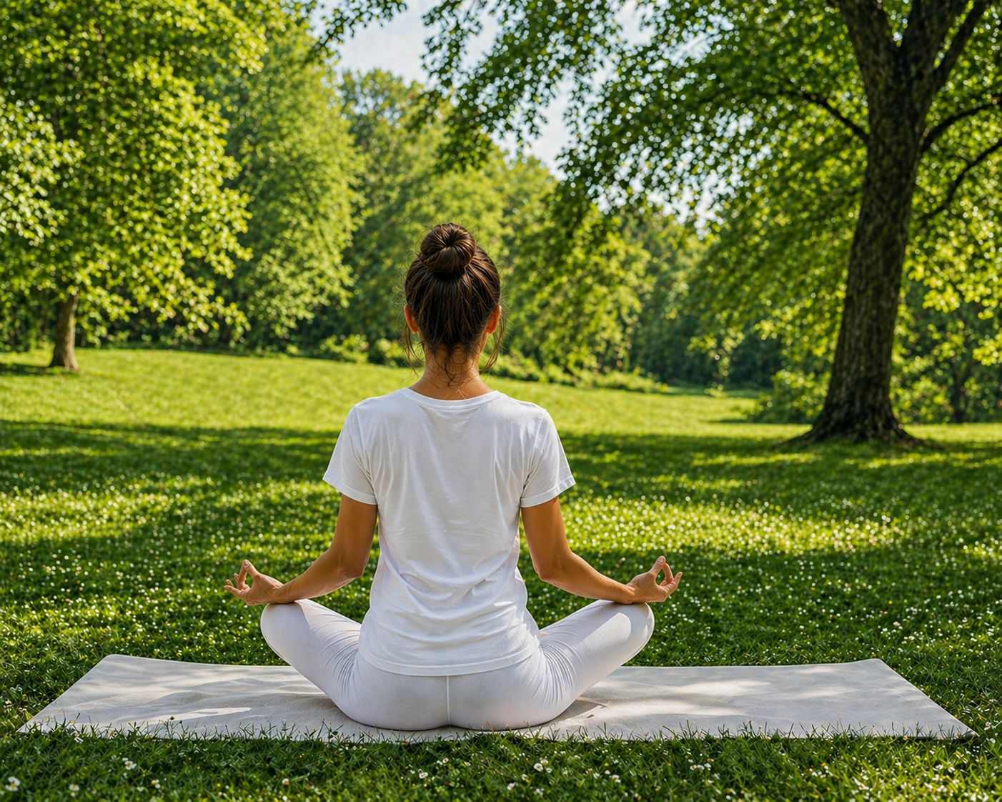 Yoga: Hinweis: Bild wurde mit KI generiert! - Outdoor-Yoga Kornwestheim - Raus in die Natur August 2026