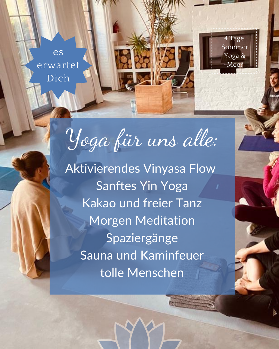 Embodied Sommer Yoga Retreat  Eindrücke in Bildern der Räumlichkeiten liebevolle Gemeinschaft