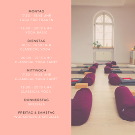 Yoga: Stundenplan für deine Yogazeit - Nina Gutermuth