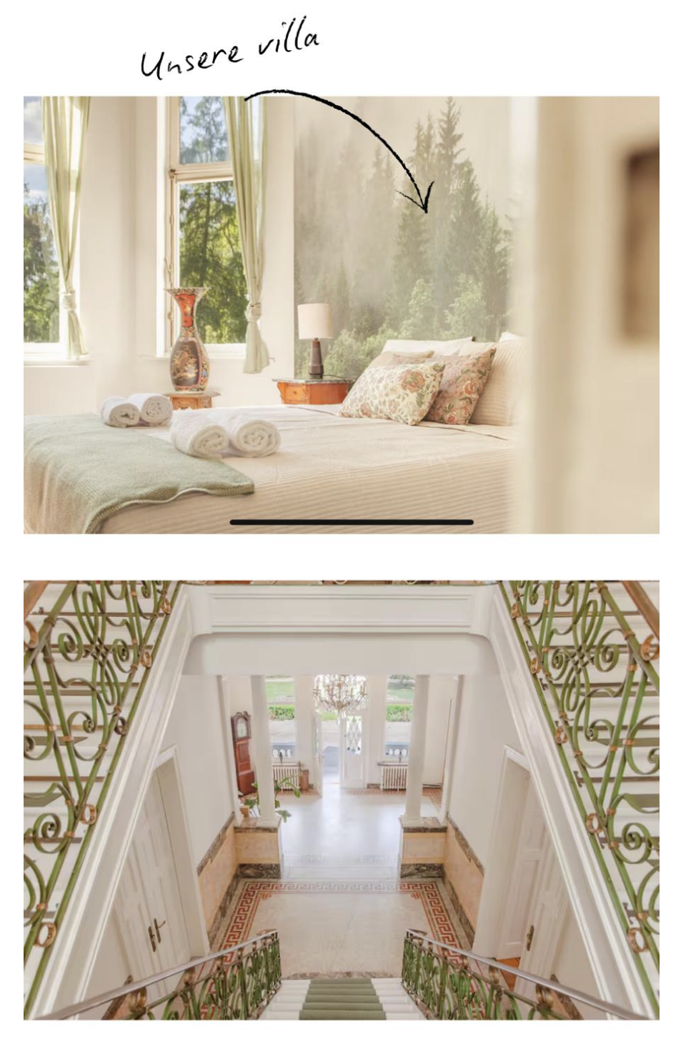 Yogakurs - Eventart: Yoga-Retreat - Traumhafte Zimmer, und imposanter Eingang in der Altbau Villa - Inner Radiance