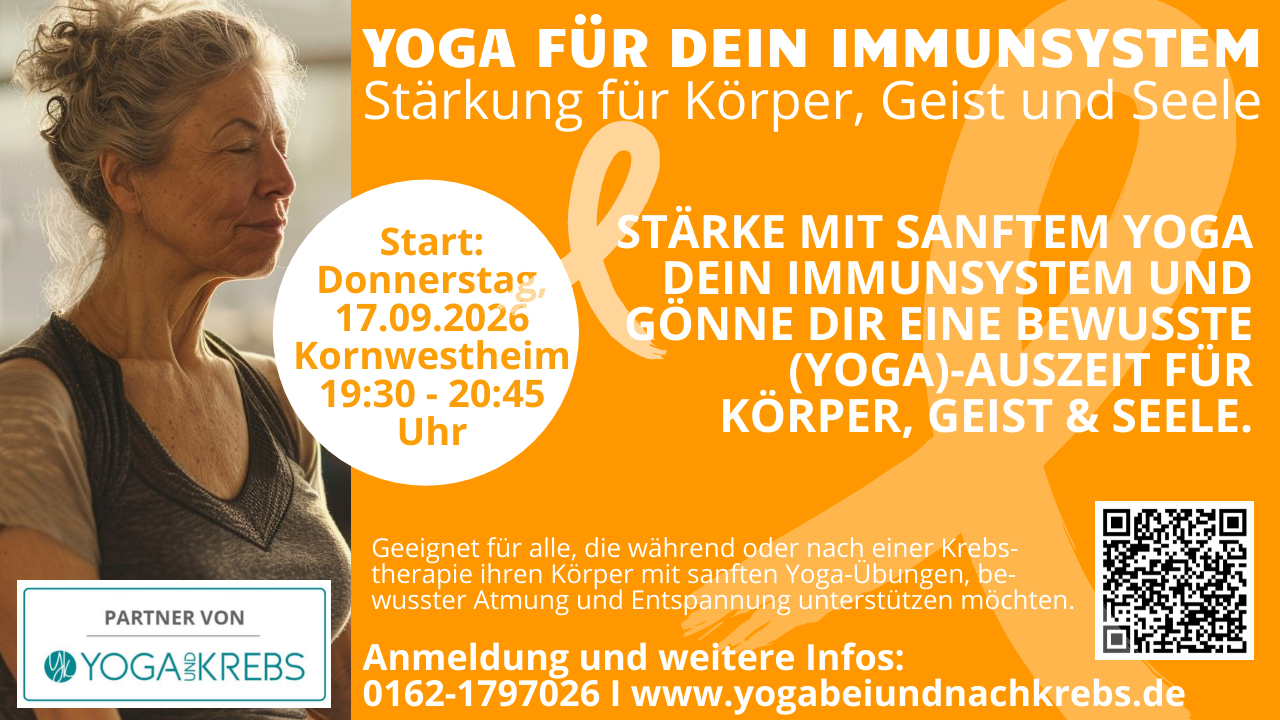 Yoga course - Baden-Württemberg - Yoga bei und nach Krebs – Immunsystem stärken & neue Kraft schöpfen | 8 Wochen 