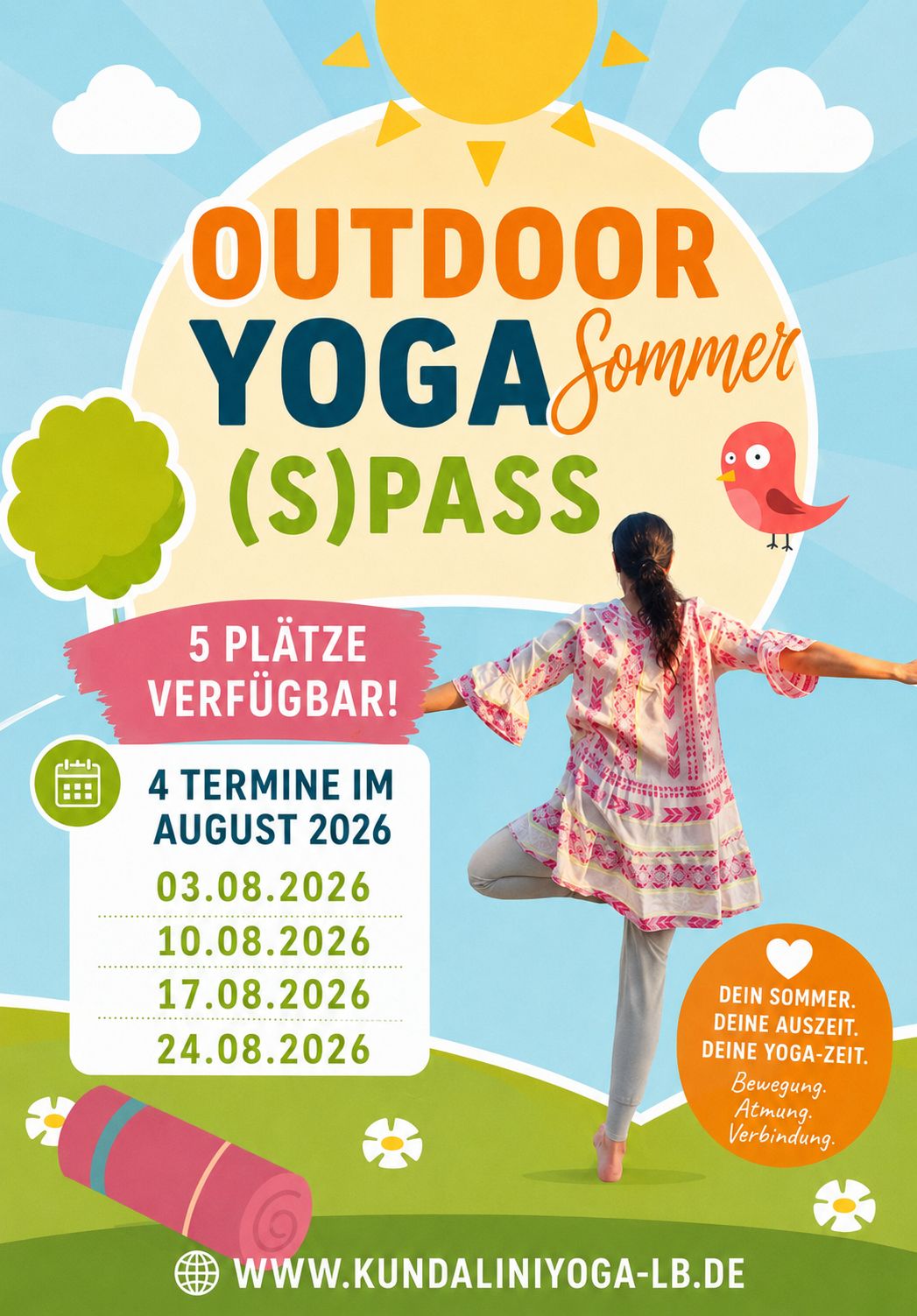 Yoga class - Asperg - Outdoor Yoga Sommer-(S)PASS August SPECIAL 