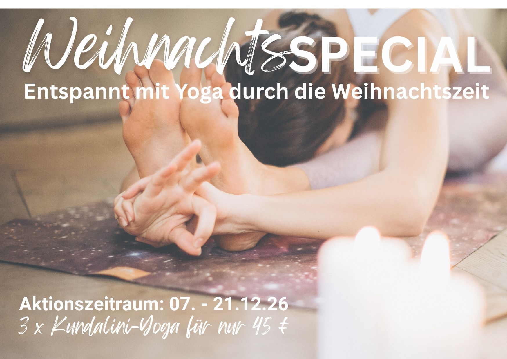 Yogakurs - Baden-Württemberg - Bild wurde mit KI erstellt! - Entspannt durch die Weihnachtszeit mit Kundalini Yoga  - Weihnachtsspecial 