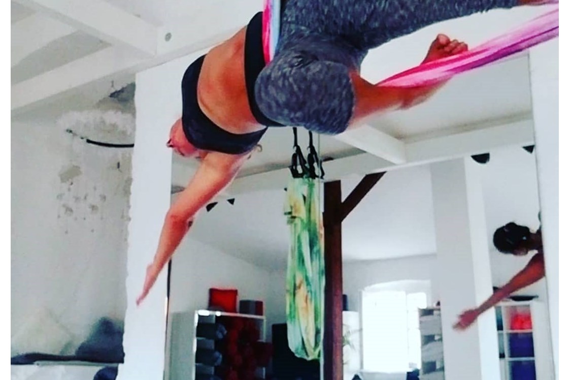 Yoga: Aerial Yoga - Sevil-Anne Zeller   namaste Yoga Loft