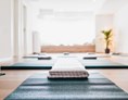 Yoga: Unser Yoga-Raum bietet Platz für bis zu 15 Teilnehmer. - Café Achtsam - Das Yoga-Café