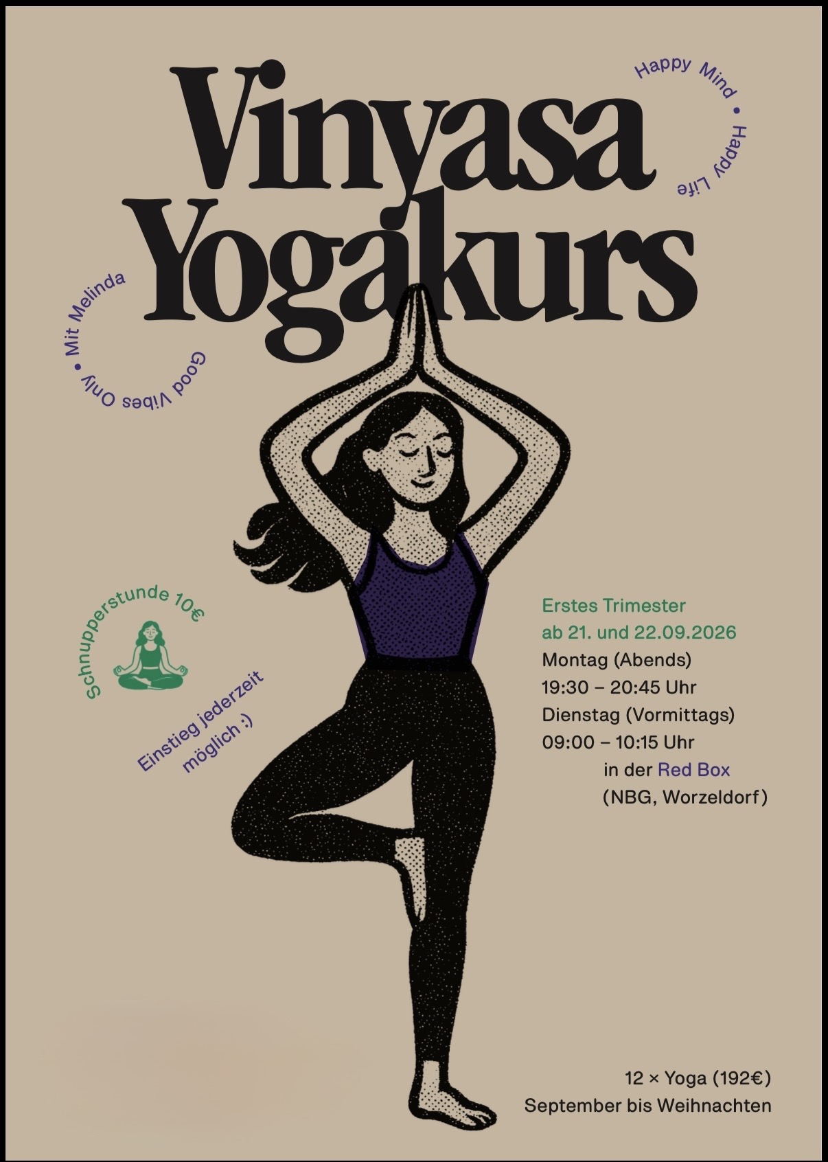 Yogakurs - Nürnberg Langwasser - Melinda Yoga
