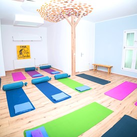 Yoga: Unser gemütlicher Yoga Raum - Casa de Quilombo e.V.