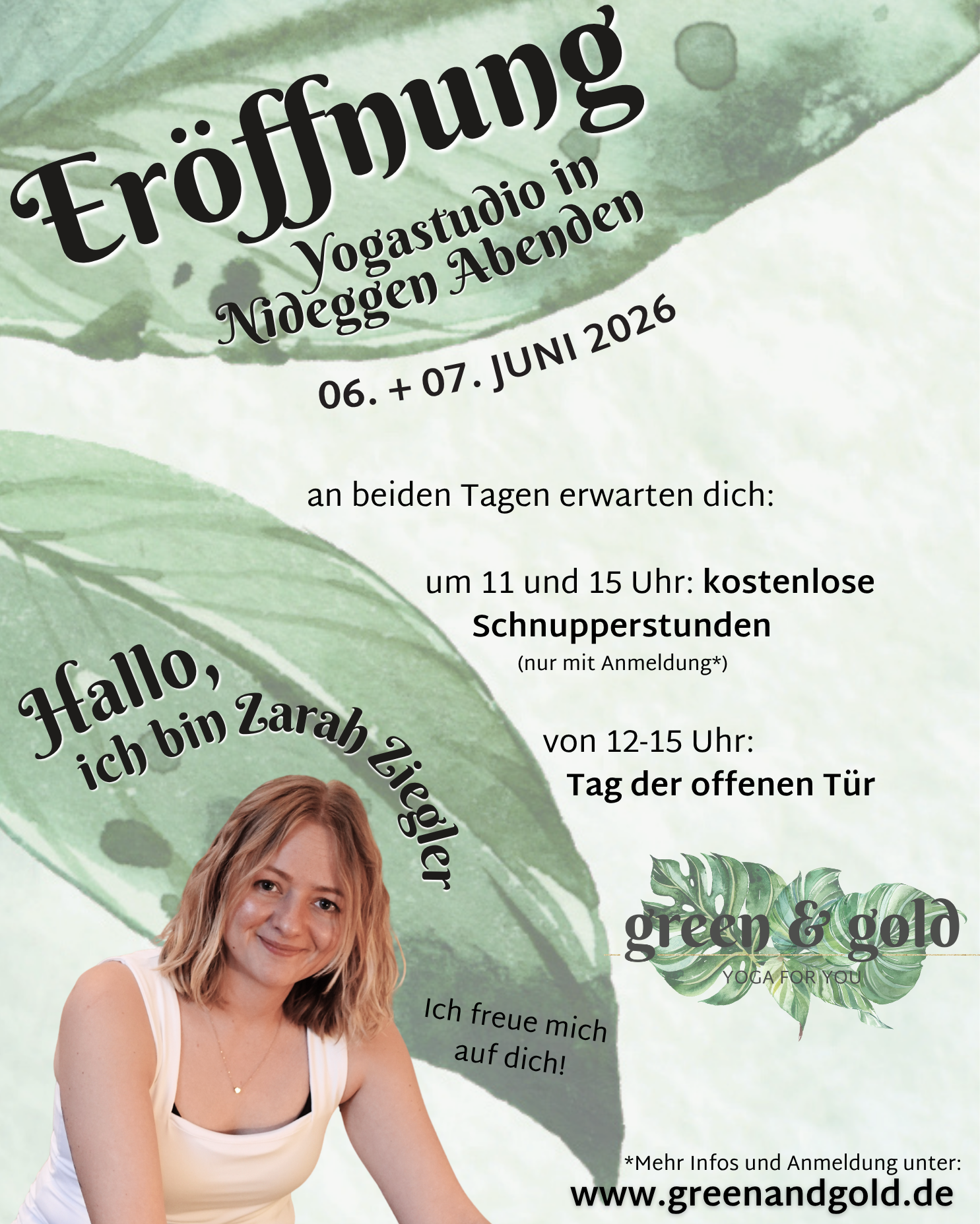 Yoga: green & gold Yogastudio - Zarah Ziegler
