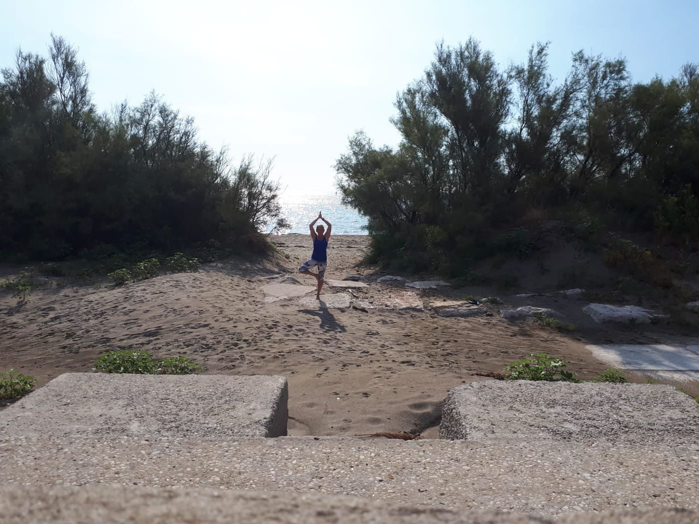 Clase de yoga - Brandenburg Süd - Yoga am Strand 1 - Yoga mit Sylvia im Bewegungsstudio Dolce Vita