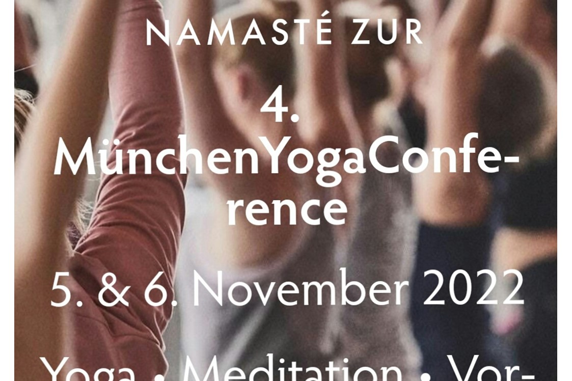 Yoga: Yoga Schule Penzberg auf der München YogaConference vom 5.11. - 6. 11.22 ♡ - Yogagarten / Yogaschule Penzberg Bernhard und Christine Götzl