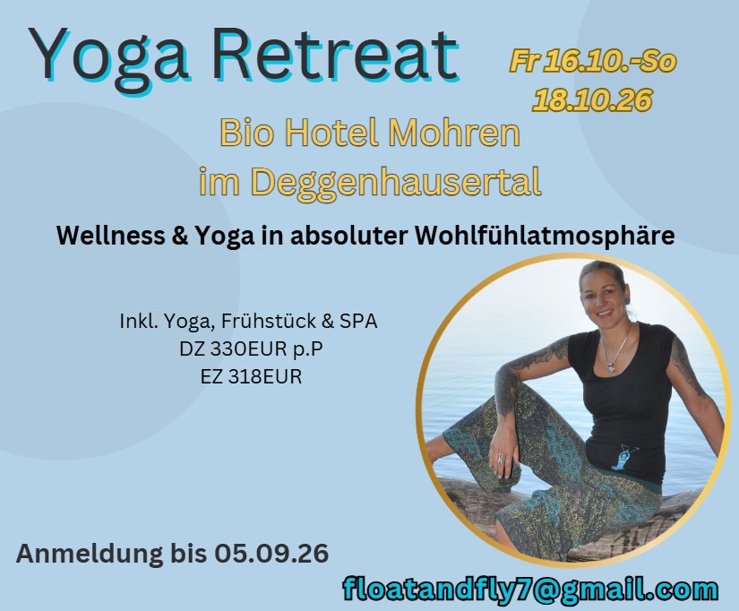 Yoga: Yoga Wellness Wochenende im Deggenhausertal Oktober 2026 - Silke Weiss