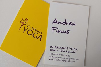 Yoga: Kontaktdaten - In Balance Yoga in Graz by Andrea Finus - bringt Yoga ins Haus