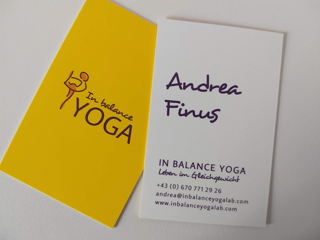 Yoga: Kontaktdaten - In Balance Yoga in Graz by Andrea Finus - leben im Gleichgewicht