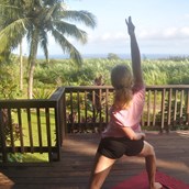 Yogakurs - Yoga macht immer und überall Spaß - besonders am Morgen. - Ursula Wibel