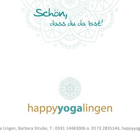 Yoga: Happyyogalingen.de
Schön, dass du da bist! - Happy Yoga Lingen Barbara Strube