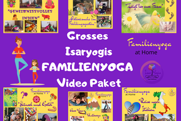 Yoga: unsere Familienyoga Videos gibt es auch zum downloaden - kreative Yogafreude von 3 bis 103 in eurem Wohnzimmer - Michaela Schötz - Isaryogis