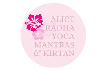 Yoga: Logo Alice Radha Yoga Mantras und Kirtan - Alice Radha Yoga