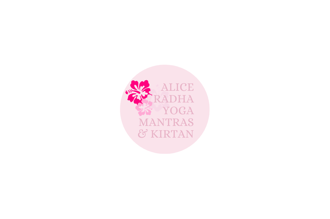 Yoga: Logo Alice Radha Yoga Mantras und Kirtan - Alice Radha Yoga