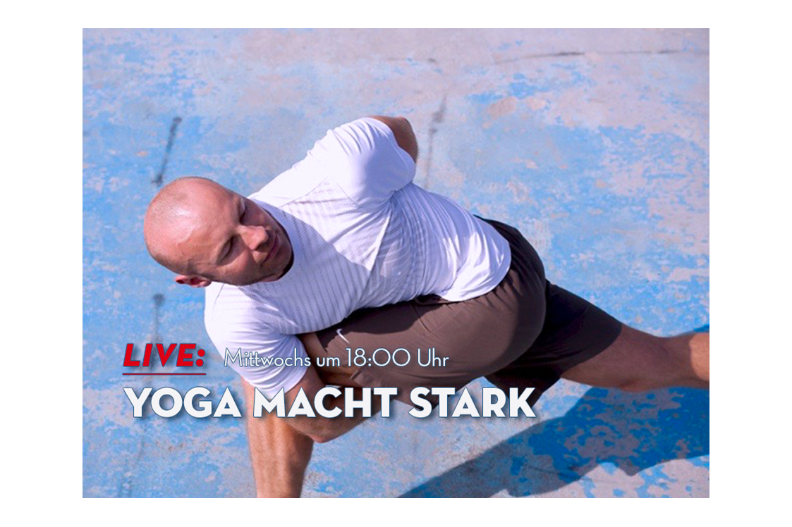 Yoga: Online Yogastunde jeden Tag ab 17:30. Bitte anmelden unter:
mail@yogamachtstark.de oder Online buchen unter: 
https://yogamachtstark.de/produkt/online-stunde-goldspende/ - YOGA MACHT STARK