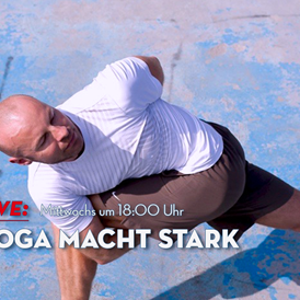 Yoga: Online Yogastunde jeden Tag ab 17:30. Bitte anmelden unter:
mail@yogamachtstark.de oder Online buchen unter: 
https://yogamachtstark.de/produkt/online-stunde-goldspende/ - YOGA MACHT STARK
