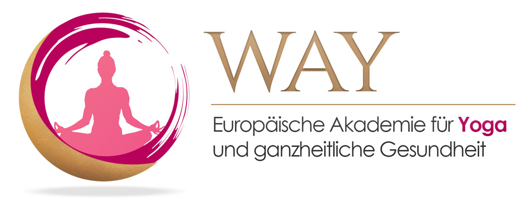 Clase de yoga - vorhandenes Yogazubehör: Stühle - Hesse - WAY YOGA Logo - WAY Europäische Akademie für Yoga und ganzheitliche Gesundheit