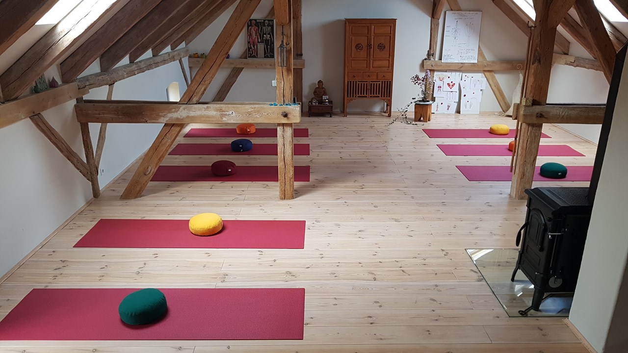 Imke Bona - Körperglück mit Yoga und Cantienica® Eindrücke in Bildern Yogaraum
