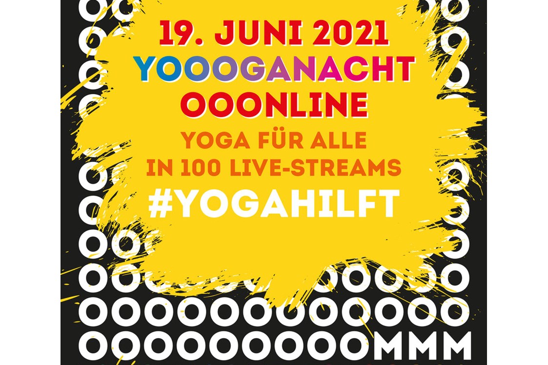 Yogaevent: YOOOGANACHT OOONLINE #yogahilft - Yoganacht