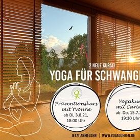 Yoga: neue Kurstermine Yoga für Schwangere im Sommer 21. Original Foto vom Ambiente im RAUM für YOGA - Yoga für Schwangere in Düren