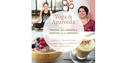 Yoga course - Flyer - VERSCHOBEN ~ Gesunder Schlaf mit Yoga & Ayurveda / ONLINE