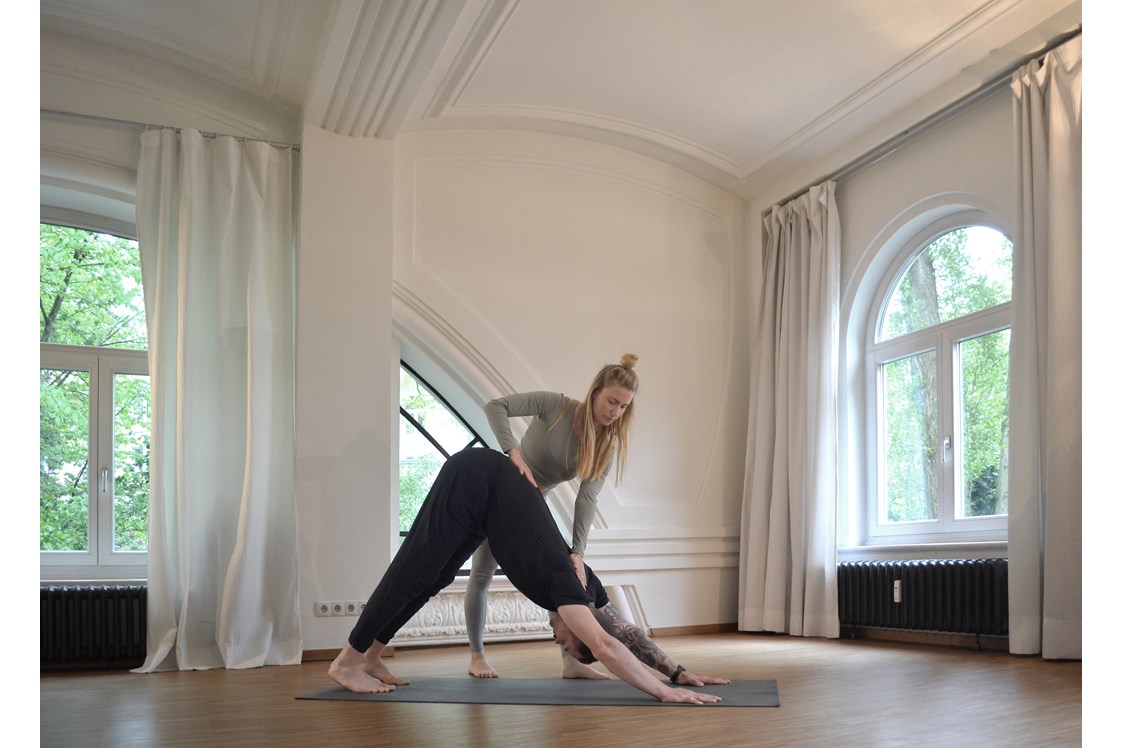 Yoga: Ich gebe gerne Hilfestellungen für eine anatomisch korrekte Ausführung der Asanas. - Yoga | Theresia Vinyasa Flow