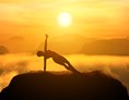 Yoga: Hier kannst du dich in die vielschichtige und achtsame Welt des Hatha Yoga einführen lassen und dich mit deinen Sinnen abseits des alltäglichen Lebens in die Yogaschulung begeben. Bei regelmäßiger Yogapraxis, bestehend aus Körperhaltungen, Atem- und Entspannungstechniken sowie Meditation kannst du zu mehr Klarheit, Kraft & Lebensfreude finden. Der Kurs ist für Jedermann geeignet und es sind keine Vorkenntnisse erforderlich. - naturayoga