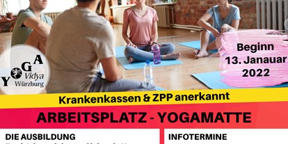 Yoga course - Ambiente der Unterkunft: Große Räumlichkeiten - Würzburg - Flyer Ausbildung - 2-jährige Yogalehrer-Ausbildung (w,m,d) 2022