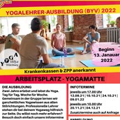 Yogalehrer Ausbildung: Flyer Ausbildung - 2-jährige Yogalehrer-Ausbildung (w,m,d) 2022