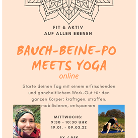 Yoga: Bauch-Beine-Po meets Yoga - online