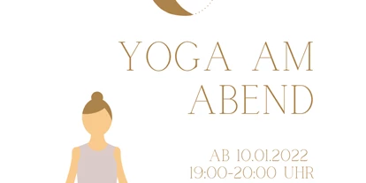 Yoga course - Zertifizierung: 500 UE Yogalehrer Basic BDY  - Eppstein Bremthal - Yoga am Abend