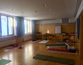 Yoga: Seminarraum im Hotel Silvretta (Wochenendseminar Bielerhöhe) - Yoga erLeben  BYO/BDY/EYU