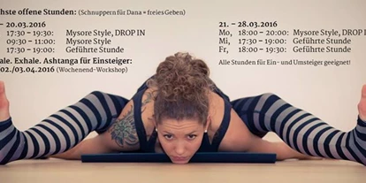 Yoga course - Donauraum - https://scontent.xx.fbcdn.net/hphotos-xpl1/t31.0-8/s720x720/10989448_1567963440185752_2674023920553919267_o.jpg - Yogaraum